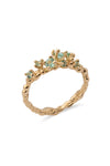 14k Yellow Gold Ring with Tourmalines – Sand Play Miracle