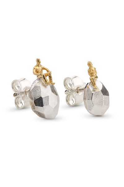 Silver and 14k Gold Stud Earrings – The Advisers