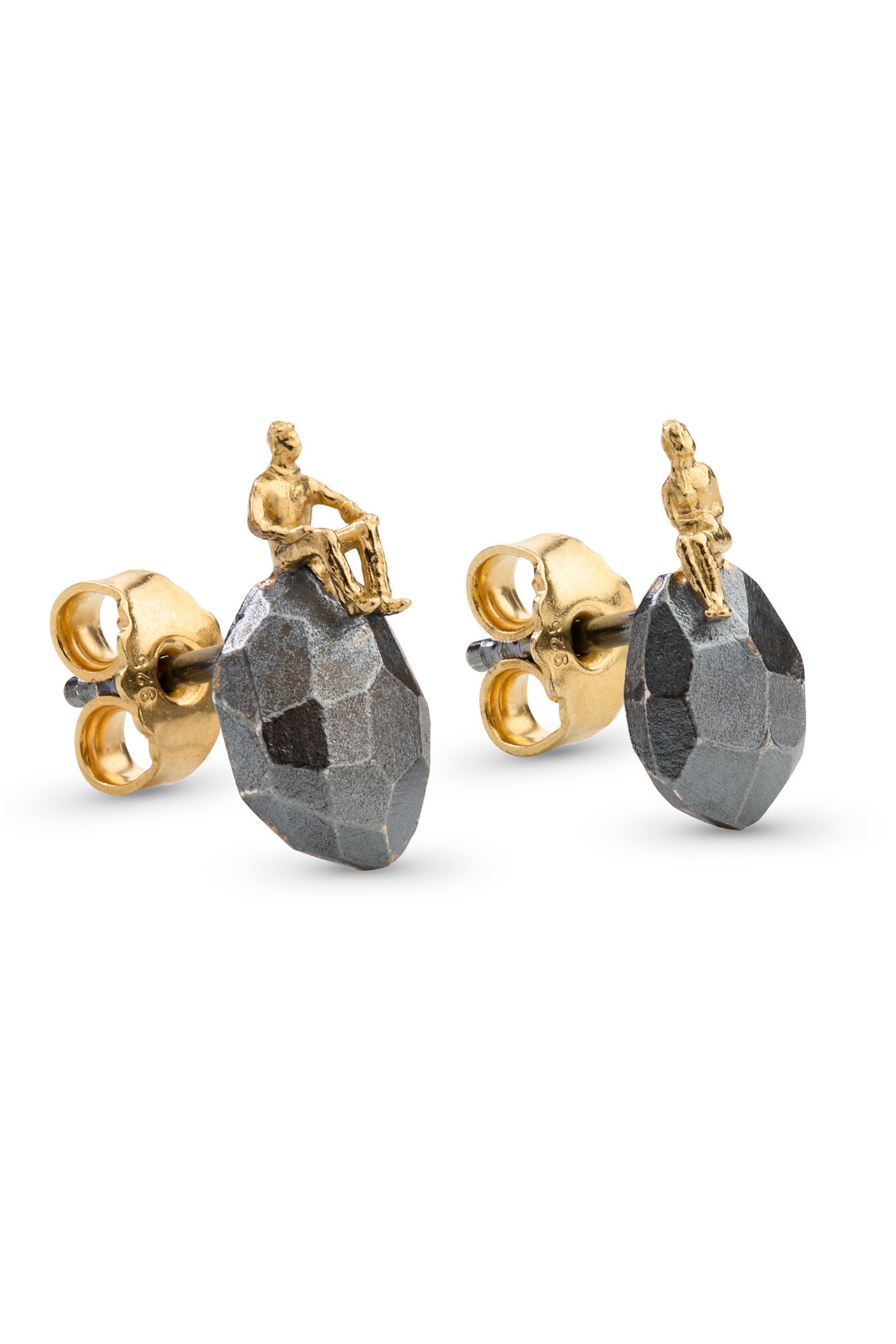 Silver and 14k Gold Stud Earrings – The Advisers