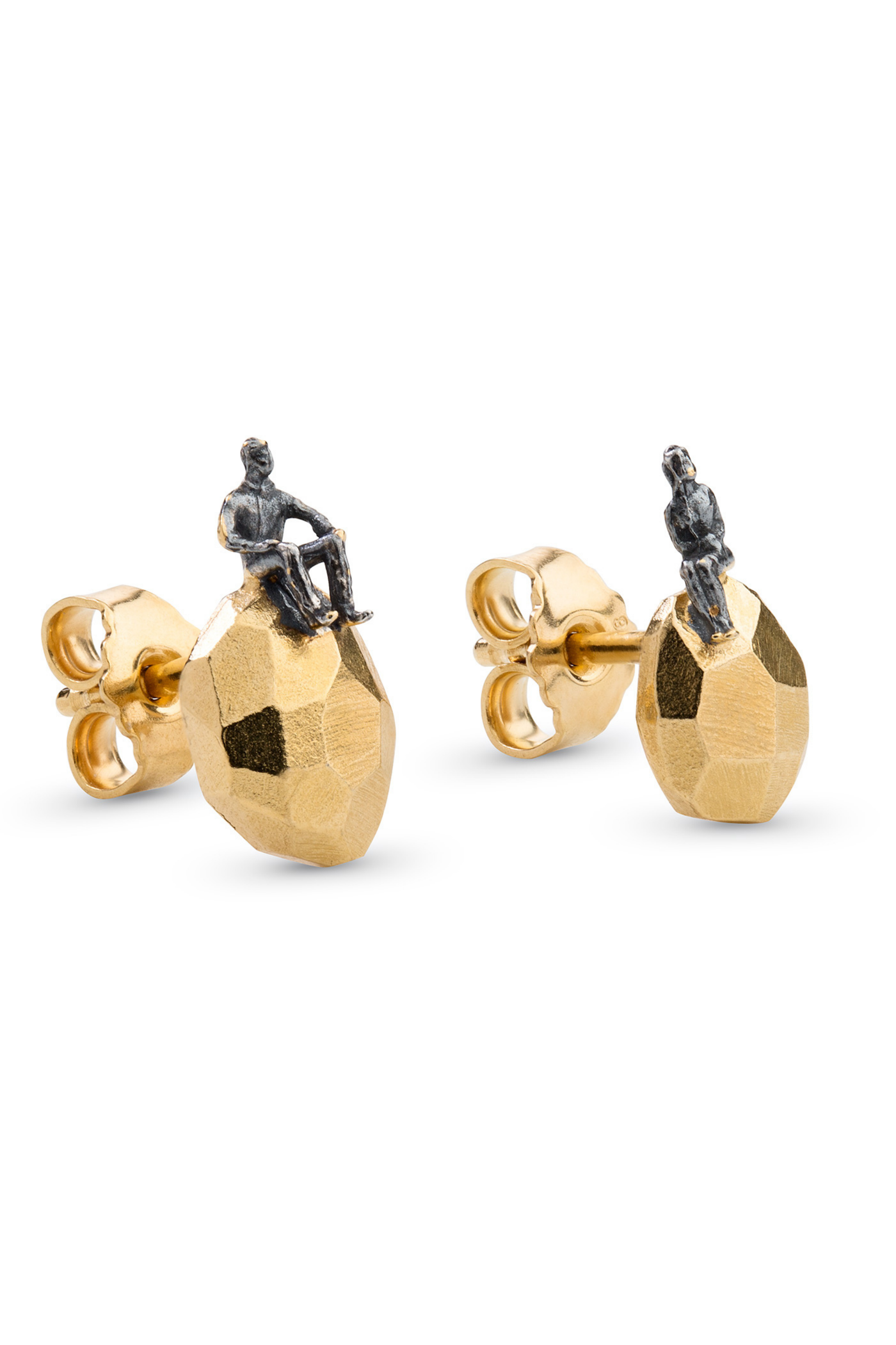 Gold-Plated Silver Stud Earrings – The Advisers