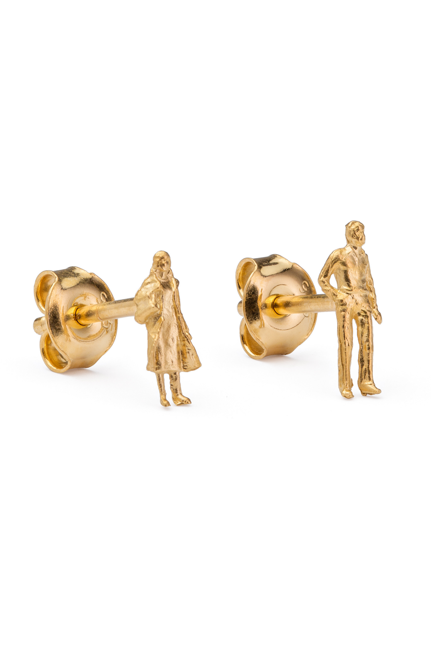 Gold-Plated Silver Stud Earrings – Standing Advisers