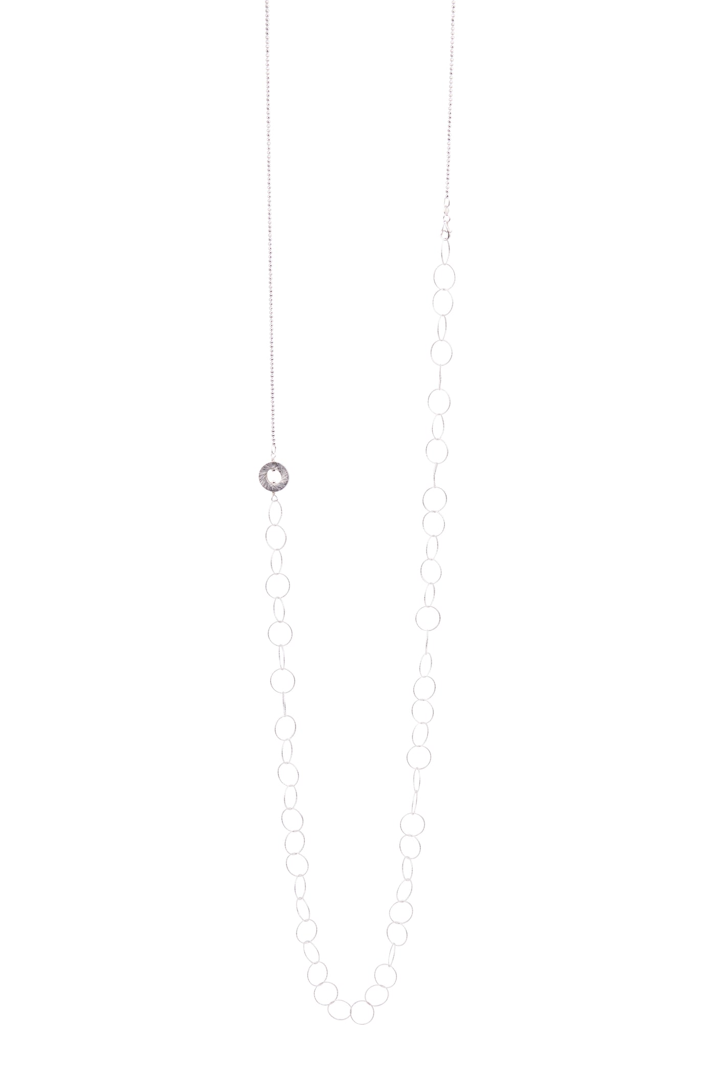 Sliver necklace " LINE"