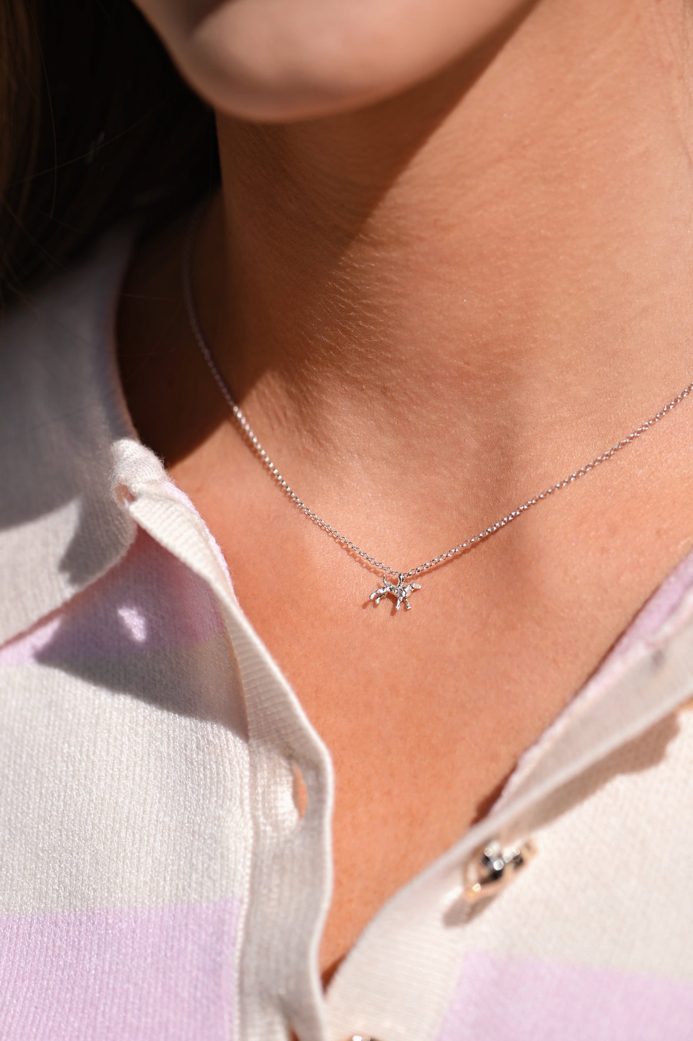 14k White Gold Pendant Necklace – Friend of Joy