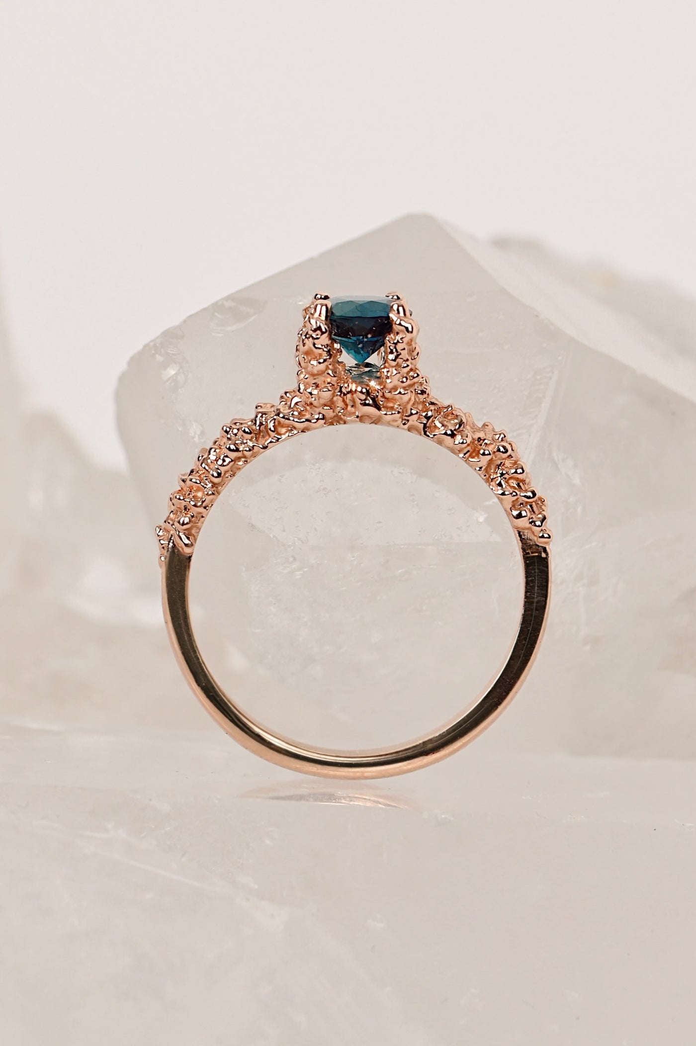 14k Red Gold Ring with Tourmaline – Goddess of the Sea