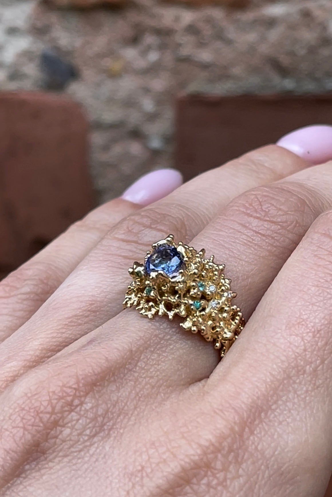 18k Gold ring "ROYAL MOUNTAIN"