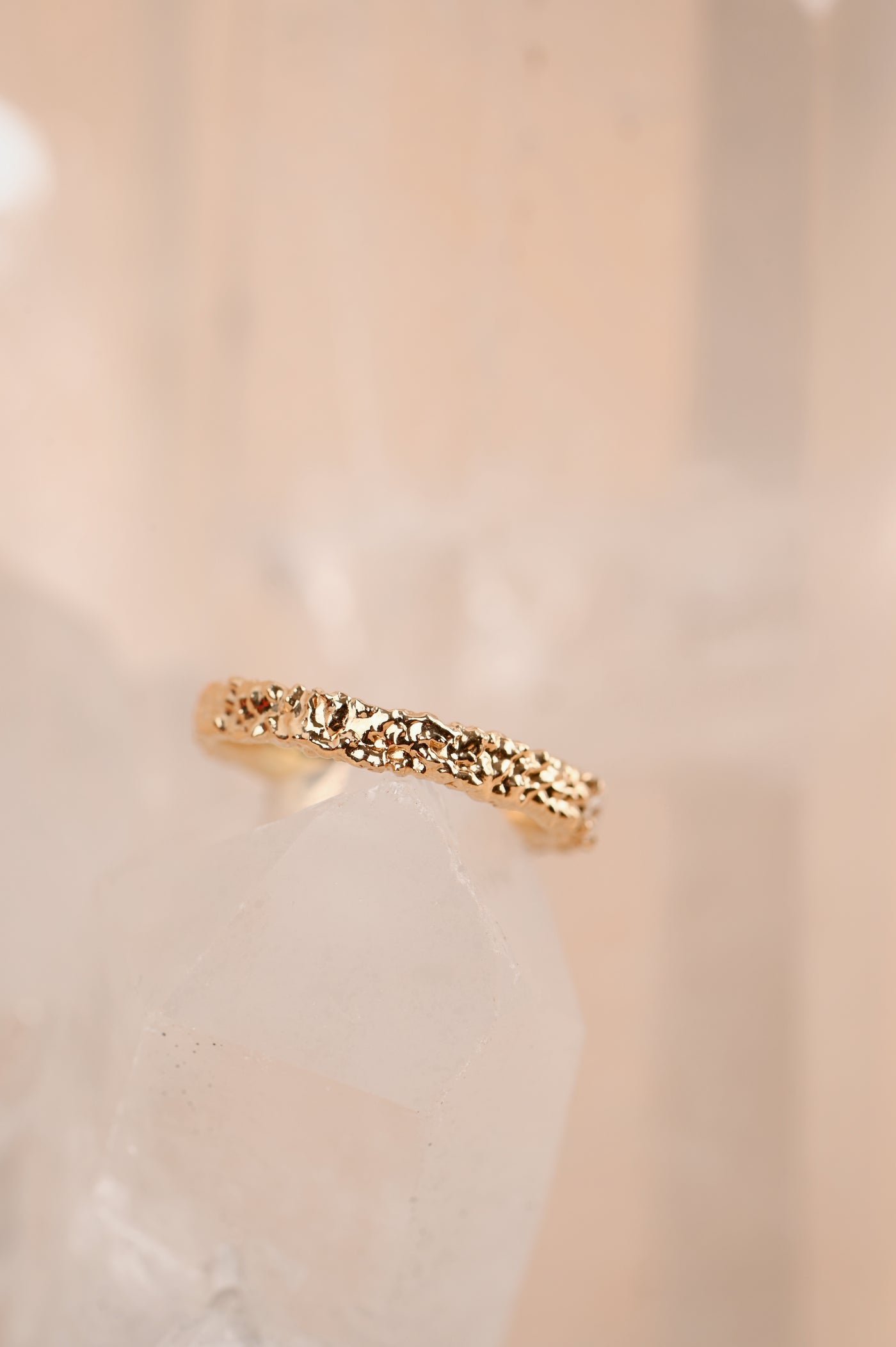 18k Yellow Gold Band Ring with Diamonds 2 mm – Coral Eternity