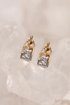 18k Yellow Gold Stud Earrings with Diamond – Careerist