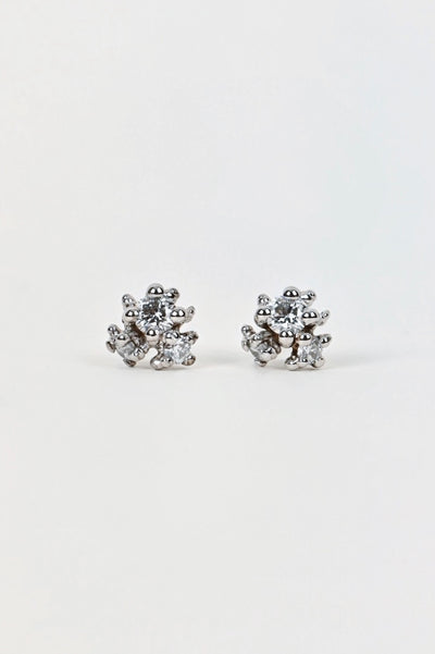 14k White Gold Stud Earrings with Tourmalines – Your Calling