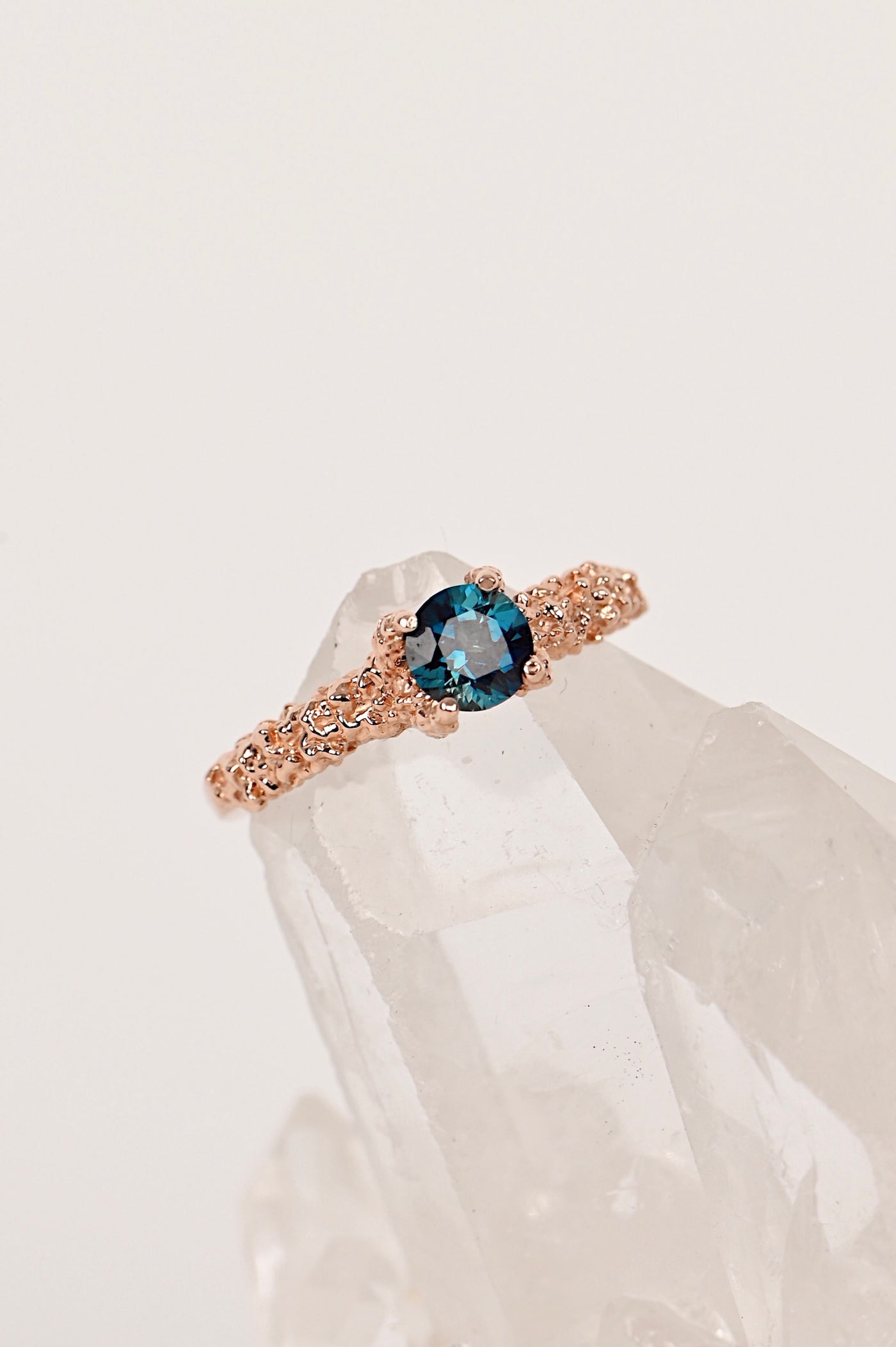14k Red Gold Ring with Tourmaline – Goddess of the Sea
