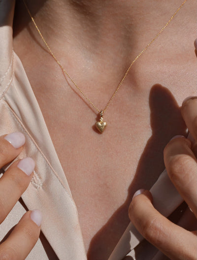 14k Yellow Gold Necklace – Little Posture of Gratitude