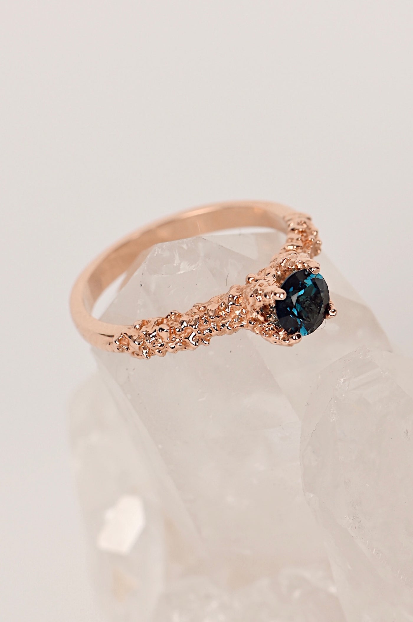 14k Red Gold Ring with Tourmaline – Goddess of the Sea