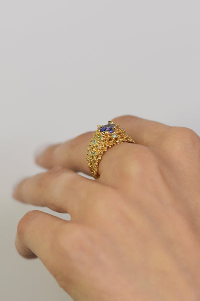 18k Gold ring "ROYAL MOUNTAIN"