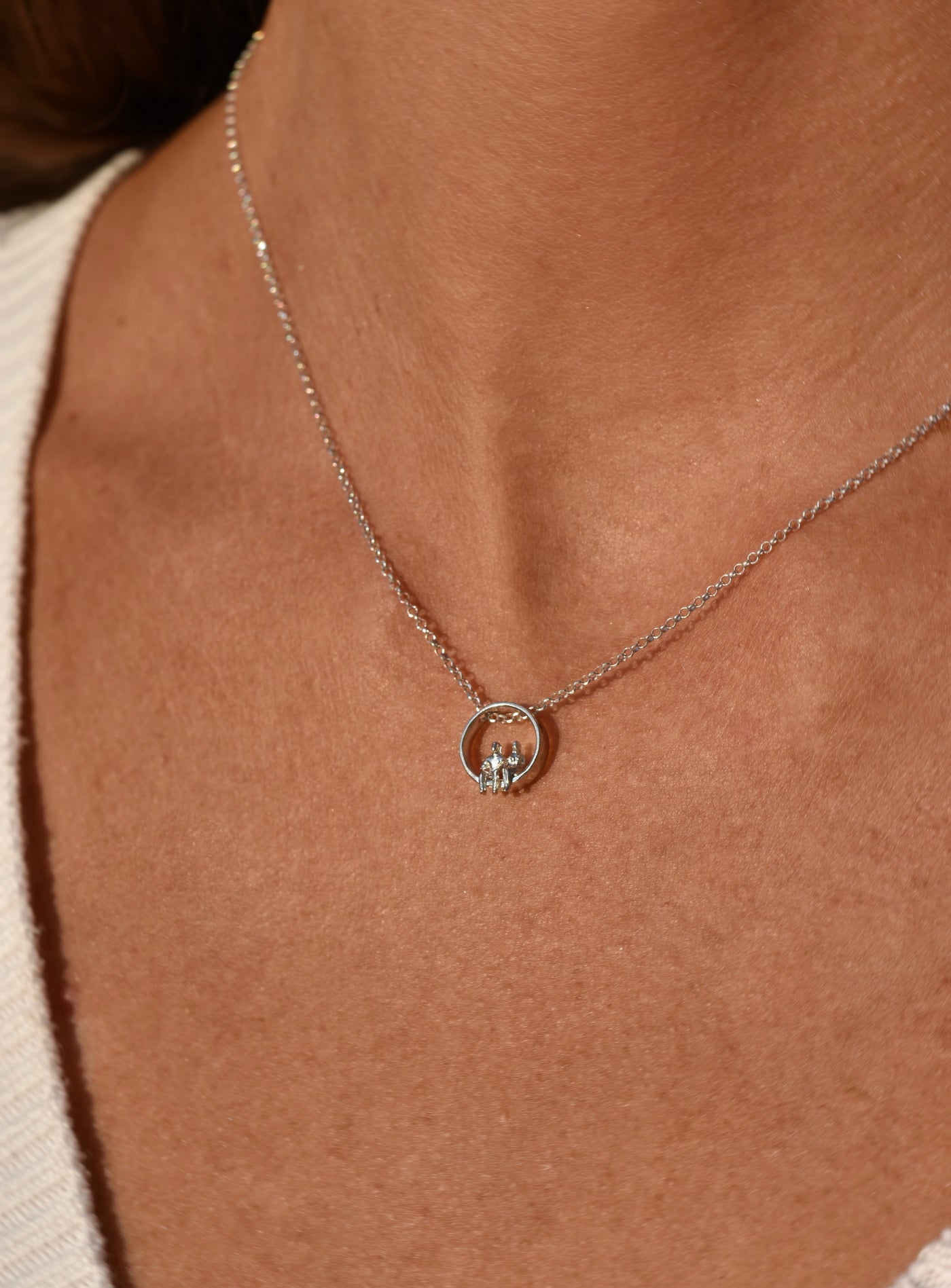 Silver Necklace – Together