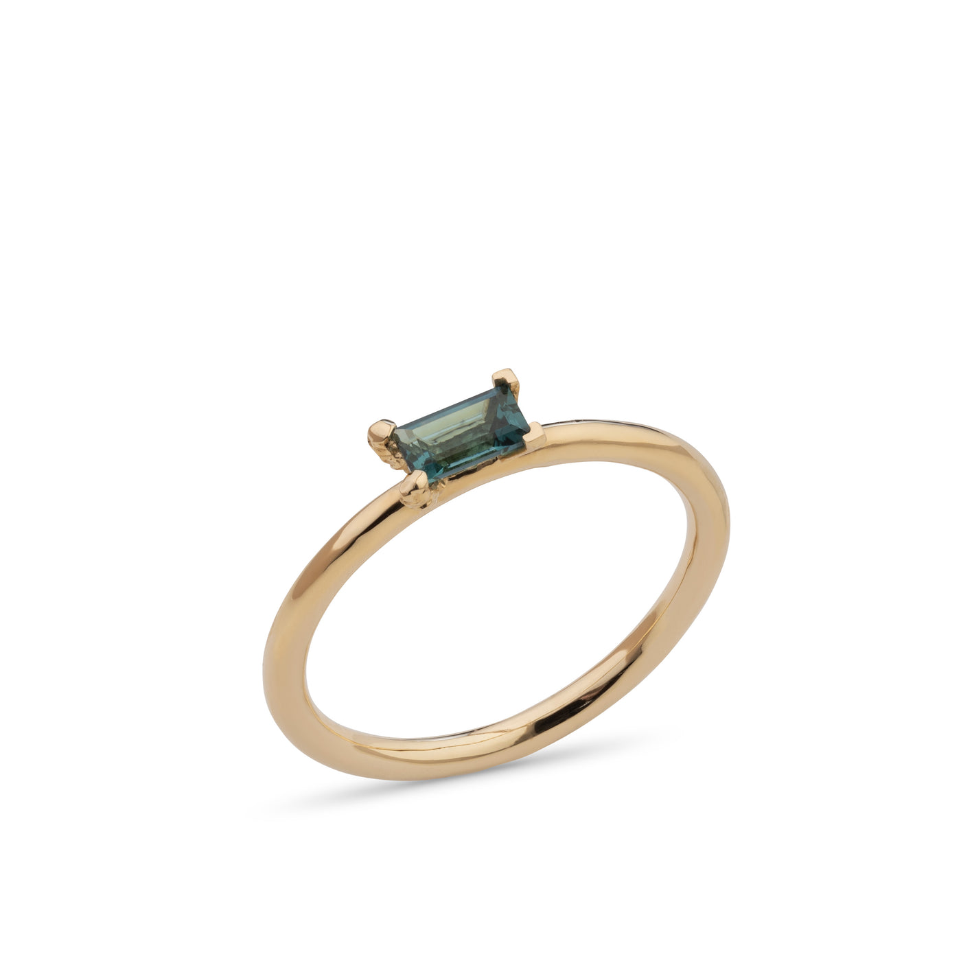 14k Yellow Gold Ring with Tourmaline – Light of the Angles