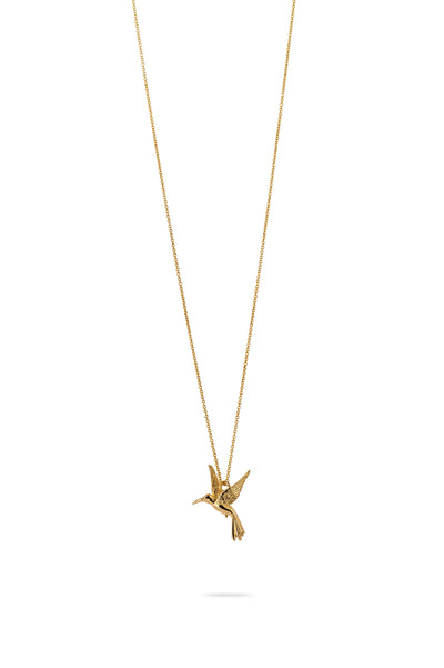 14k gold necklace "COLIBRI"