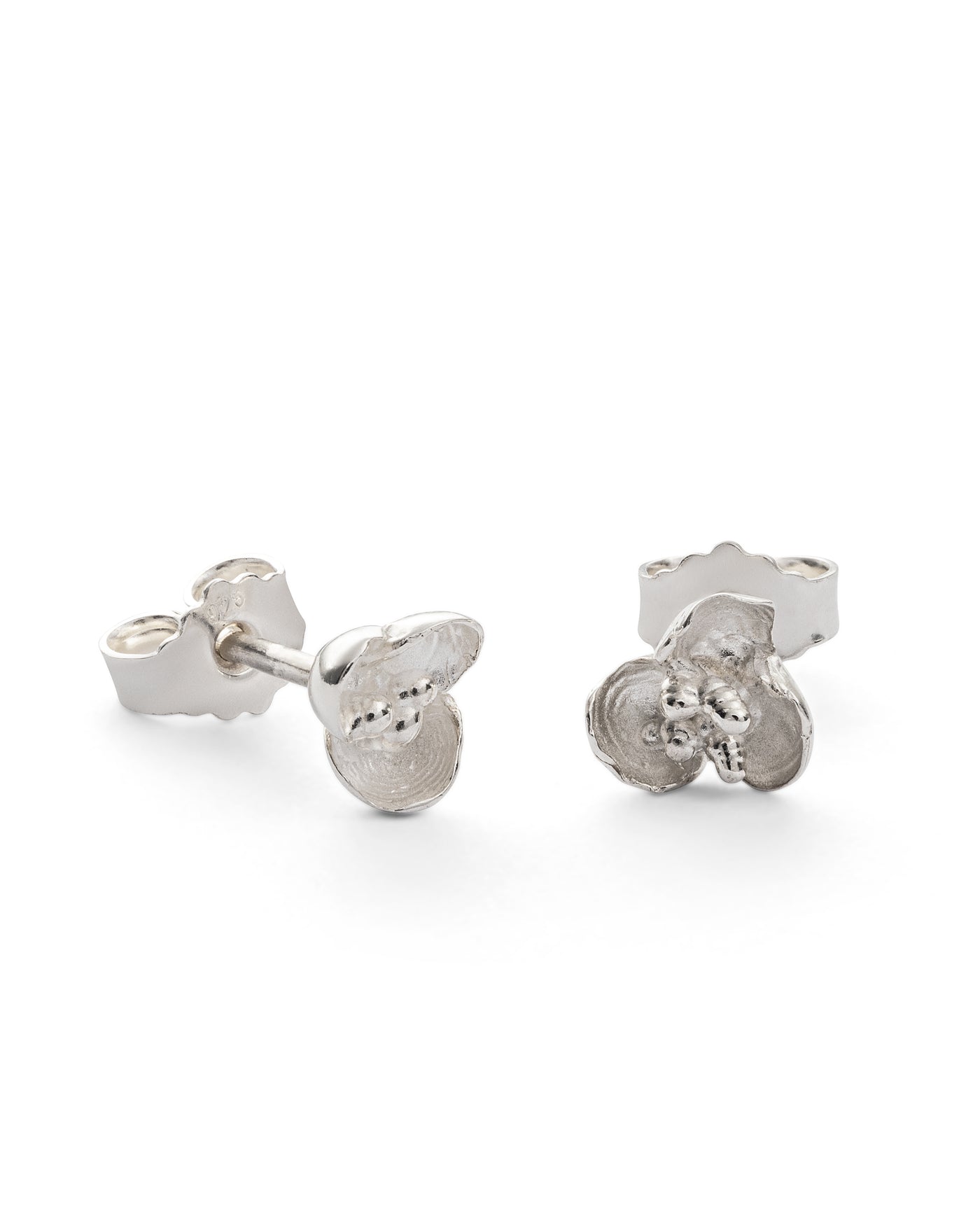 Silver earrings "FLOWERS"